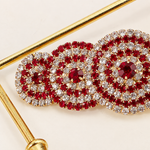Broche cheveux Rouge Éclat - Vignette | Brochiva