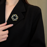 Broche couronne florale - Vignette | Brochiva