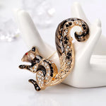 Broche écureuil majestueux - Vignette | Brochiva