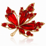 Broche feuille d’érable rouge - Vignette | Brochiva