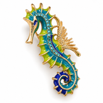 Broche hippocampe élégant - Vignette | Brochiva