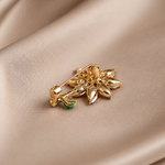 Broche marguerite strass - Vignette | Brochiva