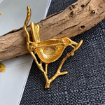 Broche oiseau aux baies - Vignette | Brochiva
