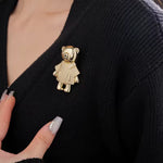Broche ours mignon - Vignette | Brochiva