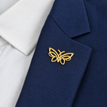 Broche papillon épuré - Vignette | Brochiva