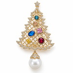 Broche sapin joyau - Vignette | Brochiva