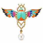 Broche scarabée de l’aube - Vignette | Brochiva