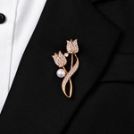 Broche tulipe - Vignette | Brochiva