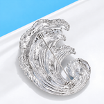 Broche vague scintillante - Vignette | Brochiva
