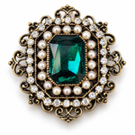 Broche vintage baroque - Vignette | Brochiva