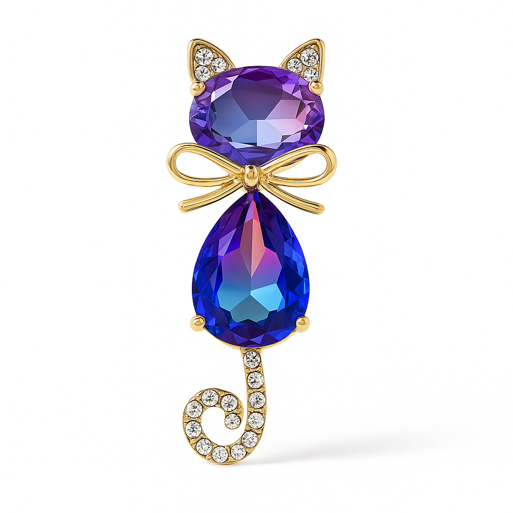 Collection broches chat