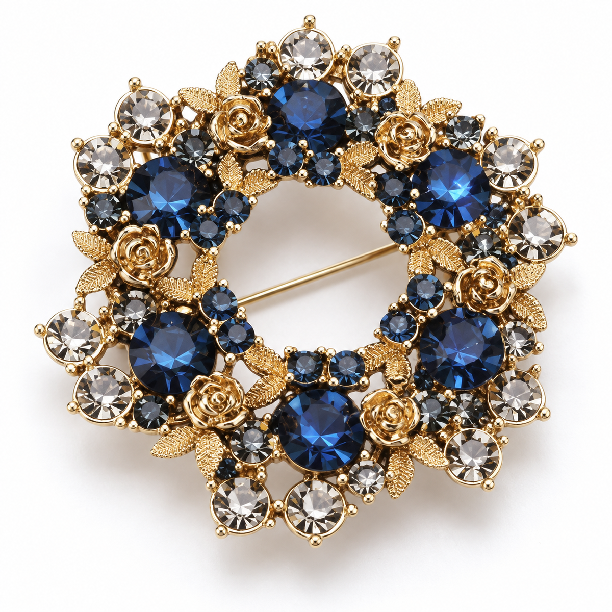 Collection broches fleurs