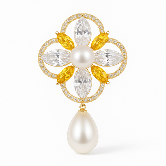 Broche éclat royal
