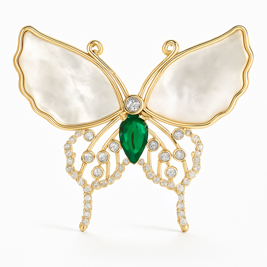 Broche papillon honneur
