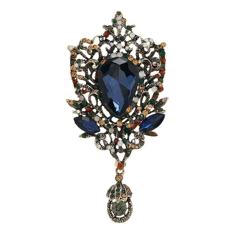 Broche plume royale
