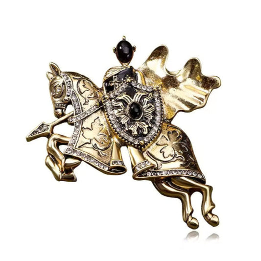 Broche chevalier