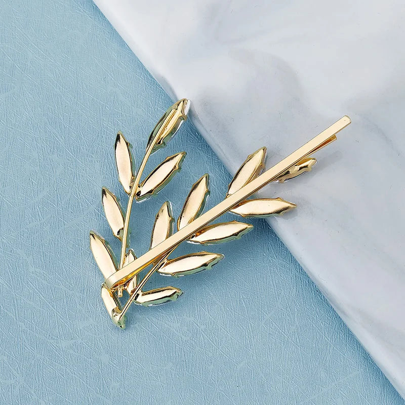 Broche cheveux Branche de Lumière de dos