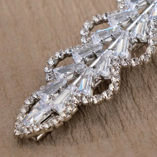 Broche cheveux Cascade de Cristal zoom