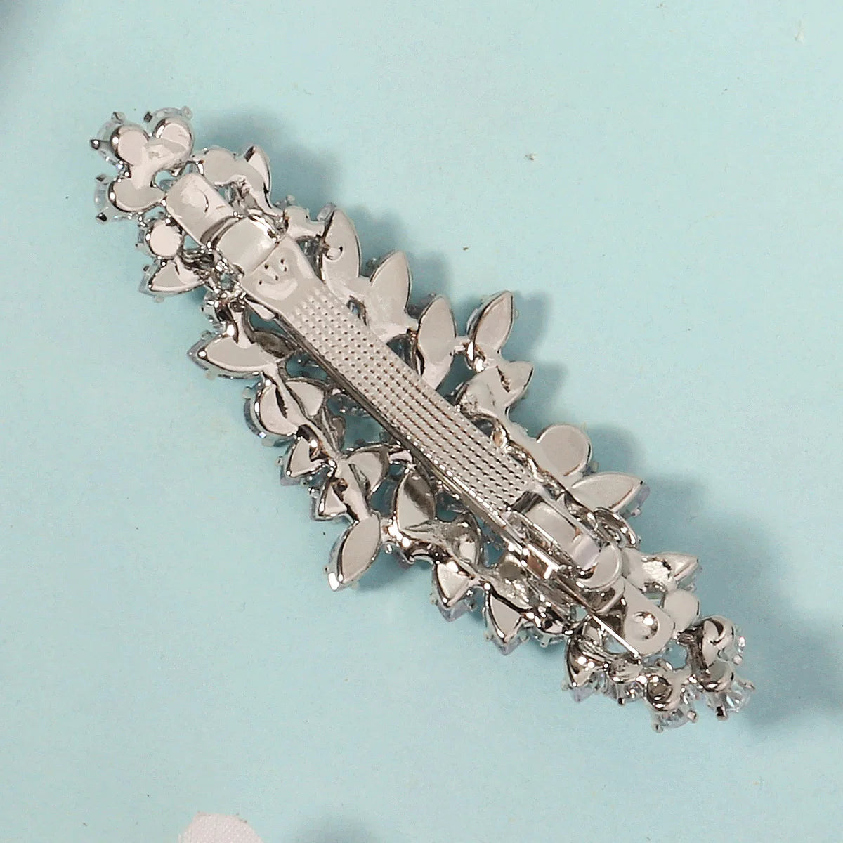 Broche cheveux Éclat de Givre de dos