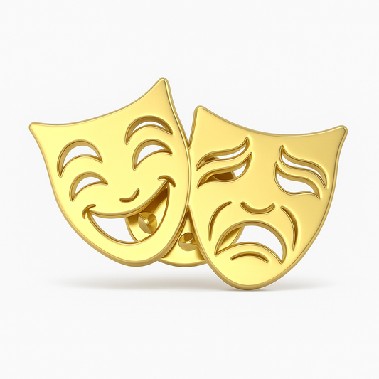 Broche double face