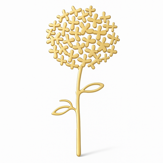 Broche pissenlit stellaire
