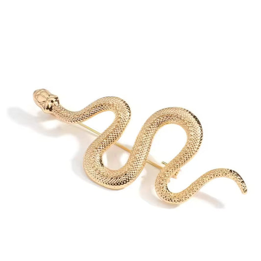 Broche serpent élégant
