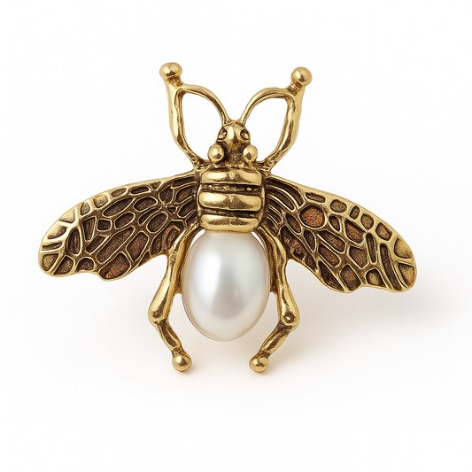Broche abeille baroque
