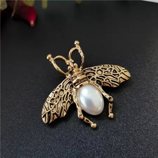 Broche abeille baroque photo