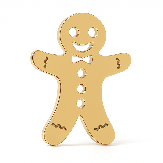 Broche bonhomme pain d'épices