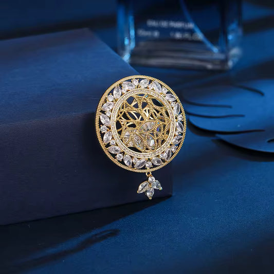 Broche cercle céleste photo