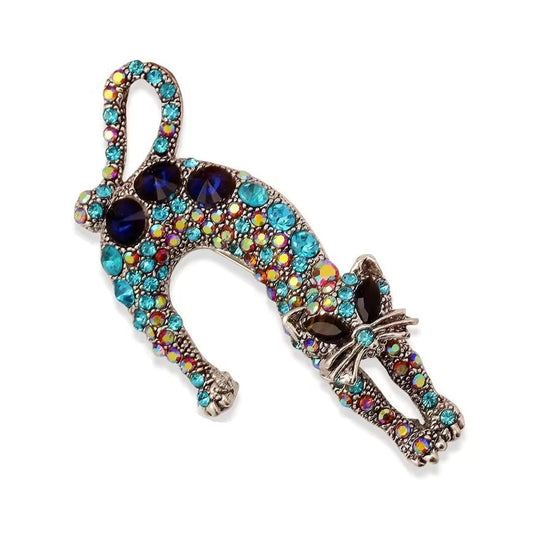 Broche chat mystique