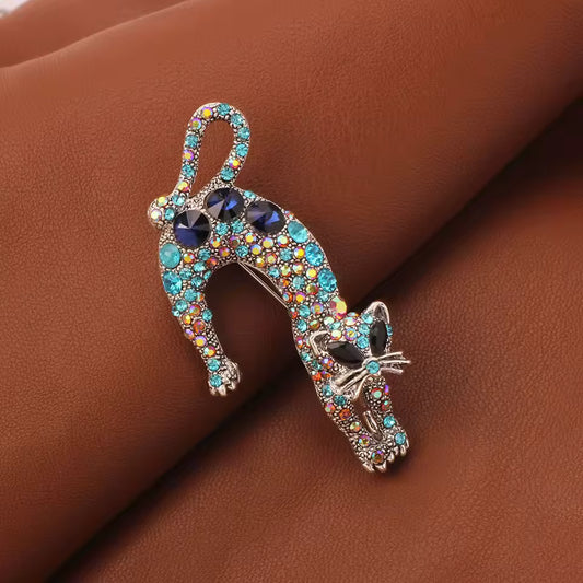 Broche chat mystique photo