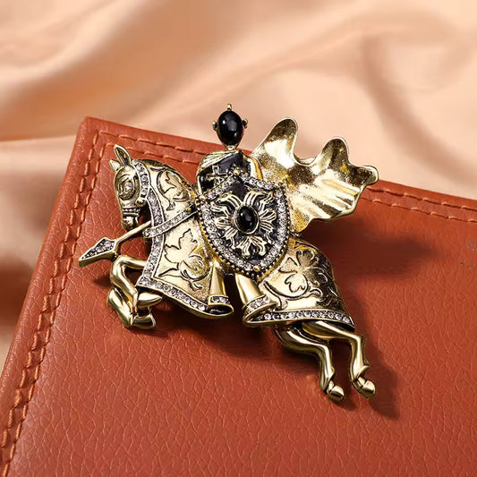 Broche chevalier photo