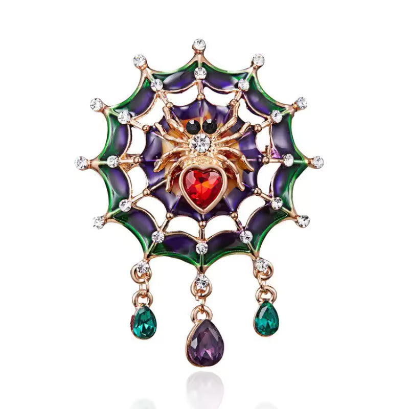 Broche cœur captif