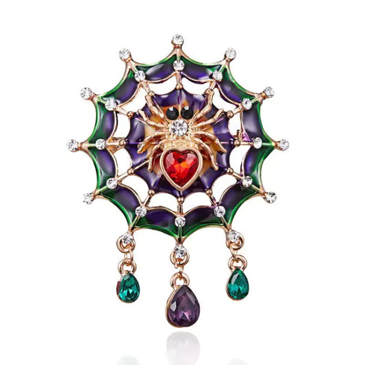 Broche cœur captif