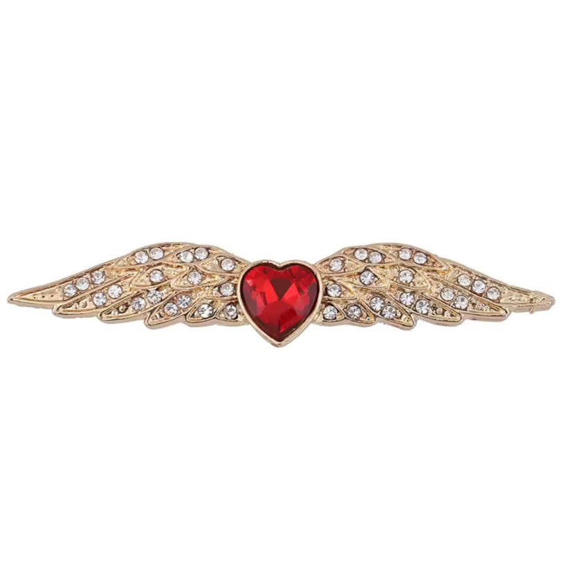 Broche cœur d'ange
