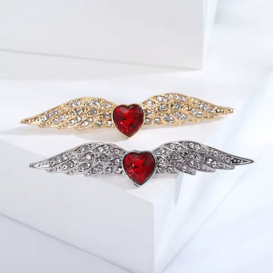 Broche cœur d'ange photo