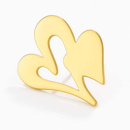Broche cœur union