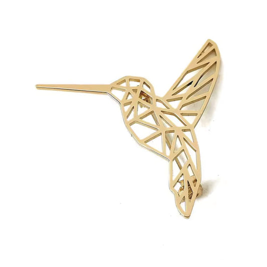 Broche colibri ajouré