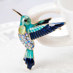 Broche colibri émaillée - Vignette | Brochiva