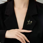 Broche colombe rameau - Vignette | Brochiva