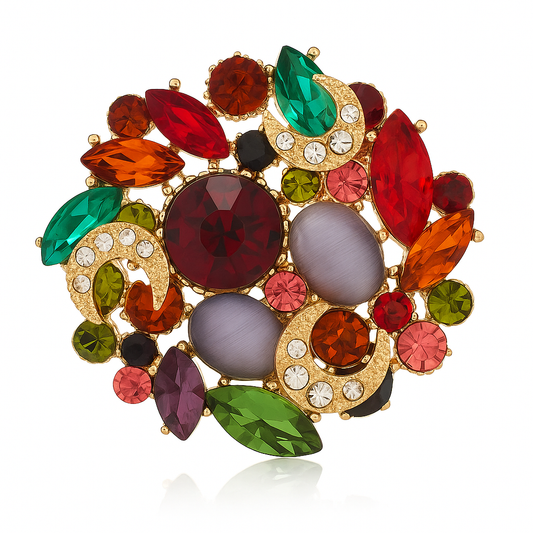 Broche carnaval lunaire