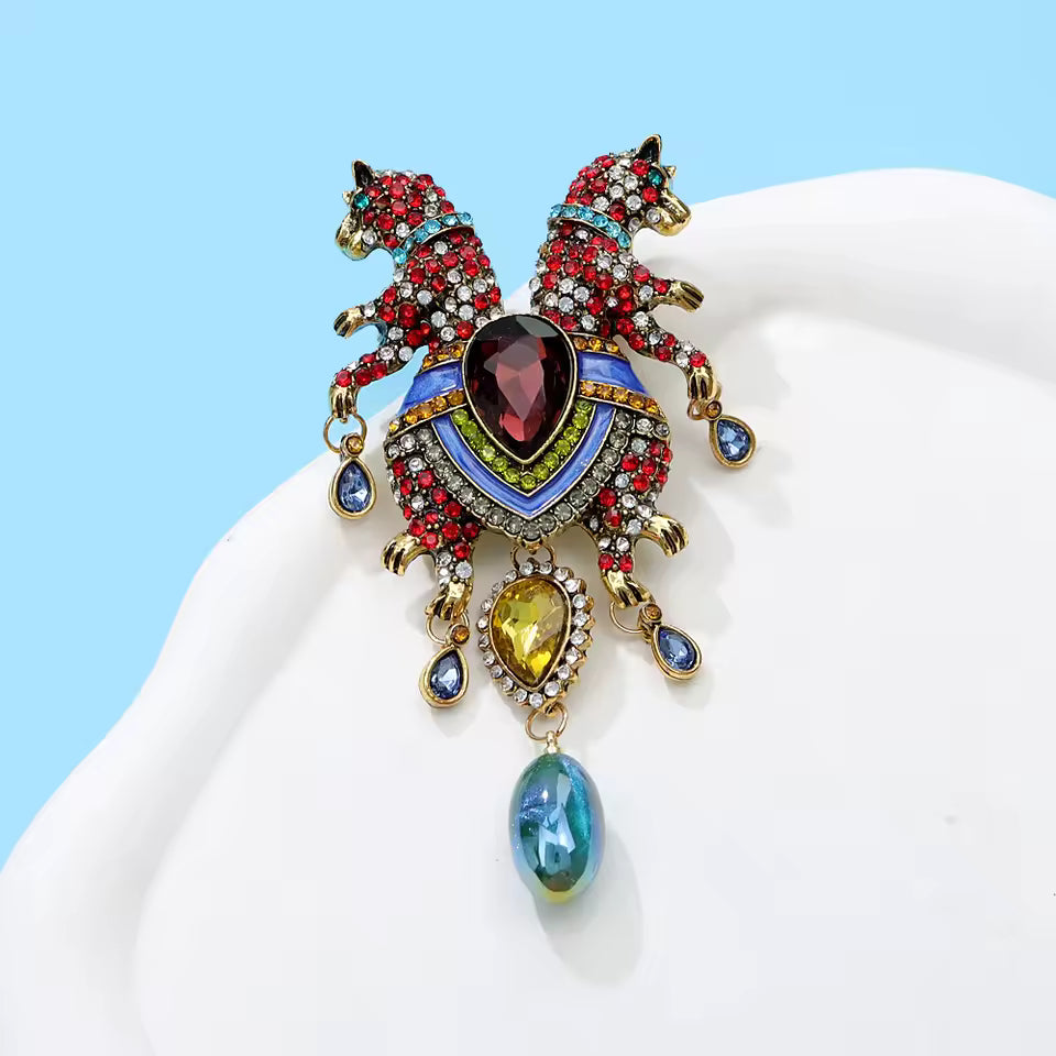 Broche léopards jumeaux photo
