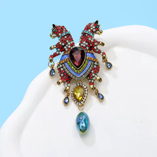 Broche léopards jumeaux photo