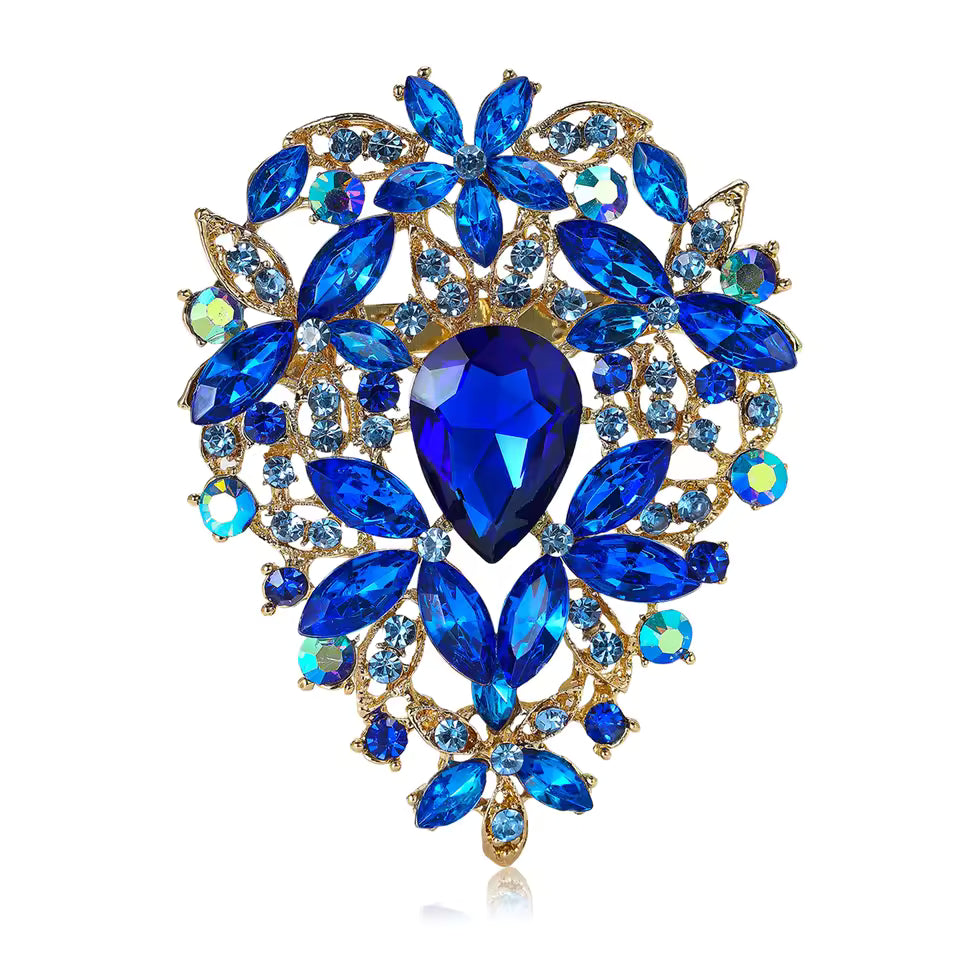 Broche éclat océan