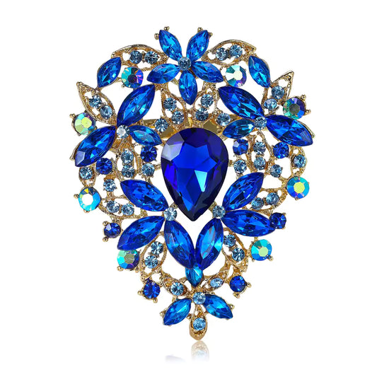 Broche éclat océan