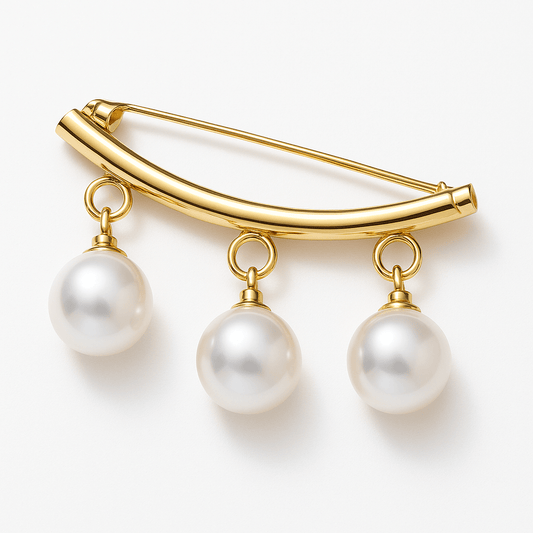 Boche perle décolleté