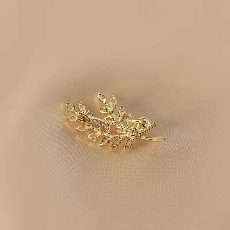 Broche épi de blé de dos