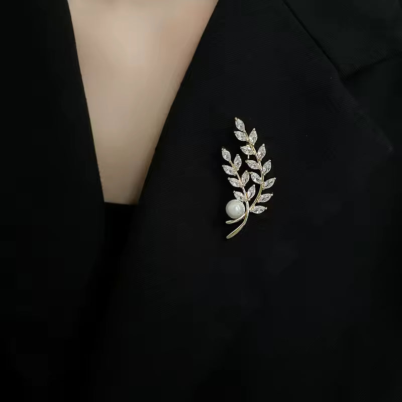 Broche épi de blé porté