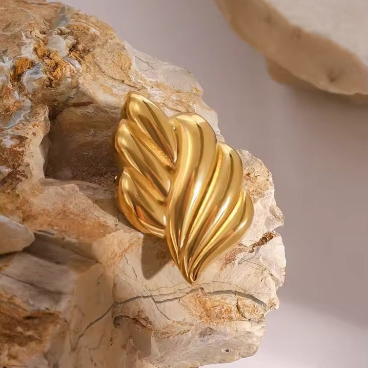 Broche feuille robuste photo